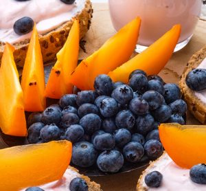 Researchers study benefits of blueberry and persimmon waste powders
