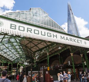 Borough Market is a famous market in London, UK