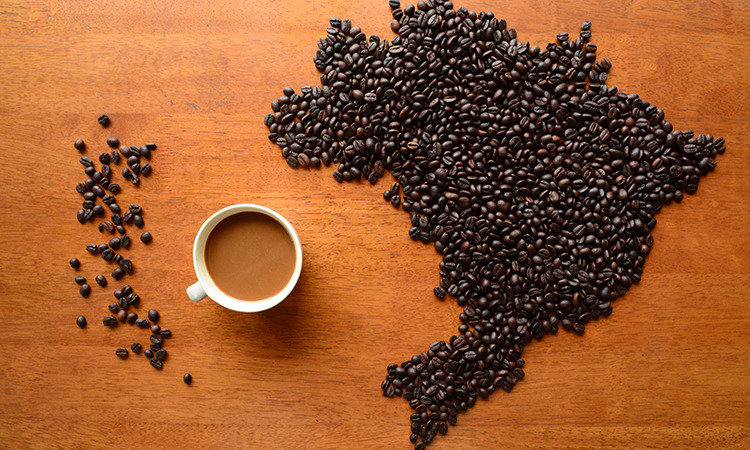 coffee exports in Brazil