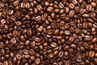 A pile of fresh coffee beans depicting the process of coffee making