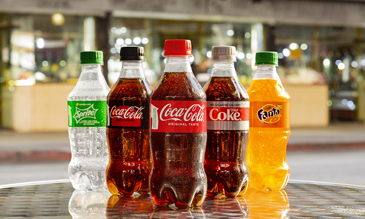 Coca-Cola will launch the recycled bottles on some of its brands