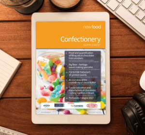 Confectionery in depth focus