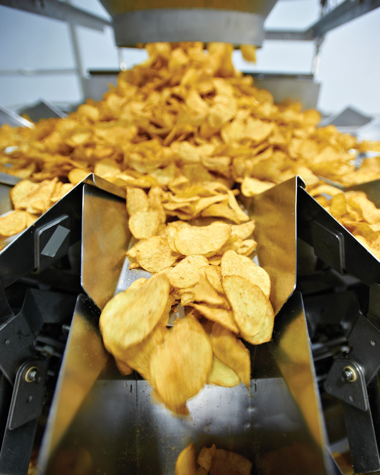 crisps conveying