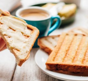 dairy alternative spread on toast