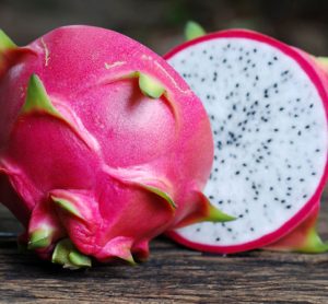 dragon fruit cut open