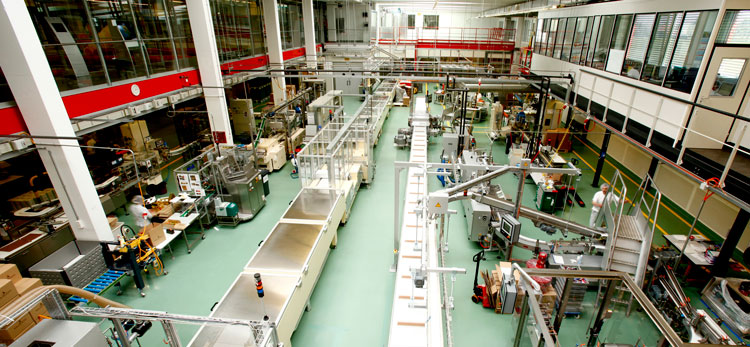 The Maestrani factory in Flawil, Switzerland