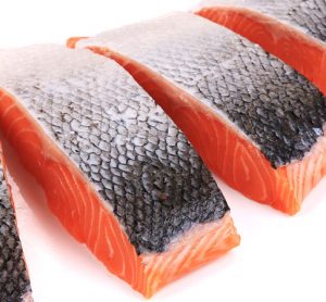 frozen wild salmon