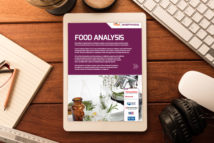 New Food issue 5 Food Analysis In-Depth Focus