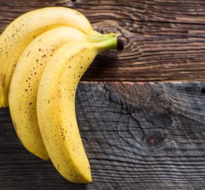 bananas with brown spots representing fruit with spots