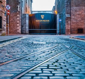 Guinness' brewery at St James' Gate