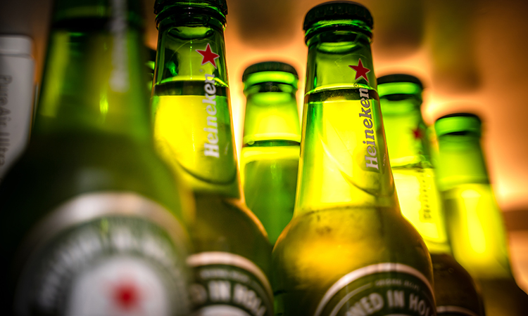 Heineken bottles