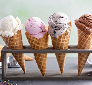 ice cream cones