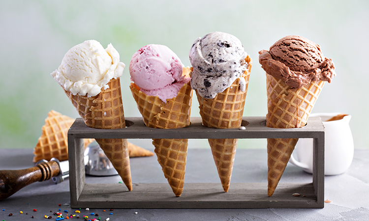 ice cream cones