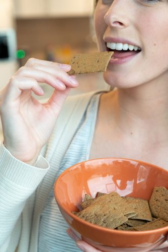 crackers made from insect powder