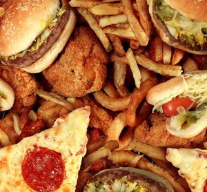 junk food is consumed by brits more than five times per month on average