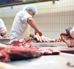 meat processing workers