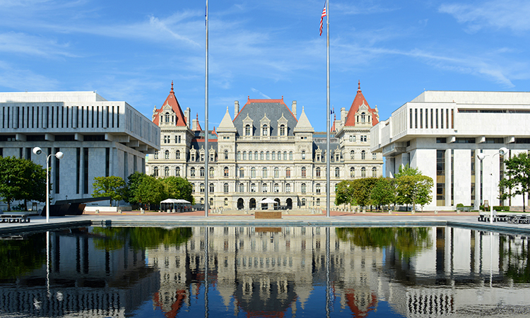 New York state capitol Albany