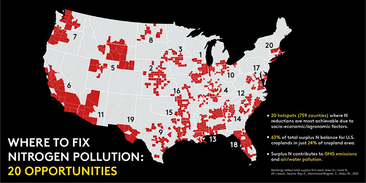 nitrogen hotspots map