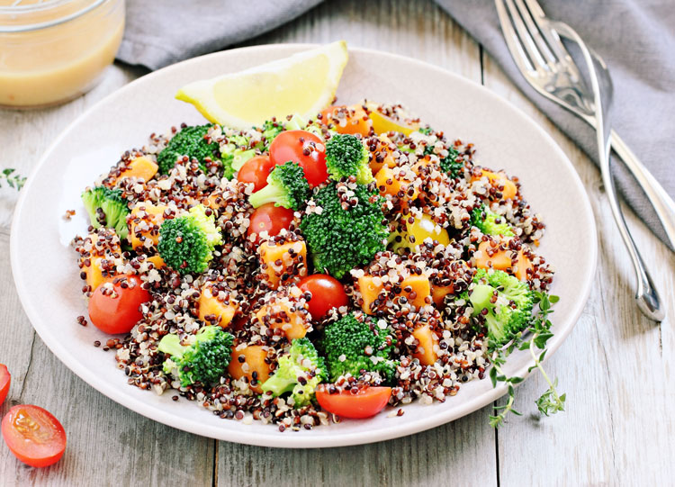 quinoa bowl vegan protein