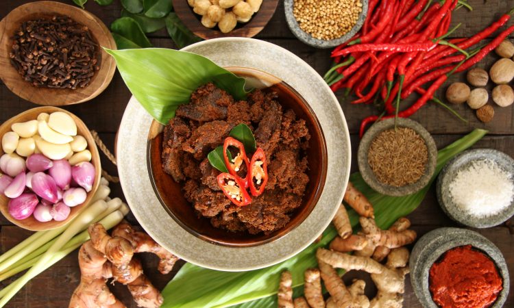 rendang padang dish 