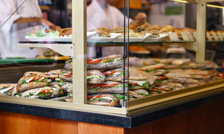 food waste in sandwich shop