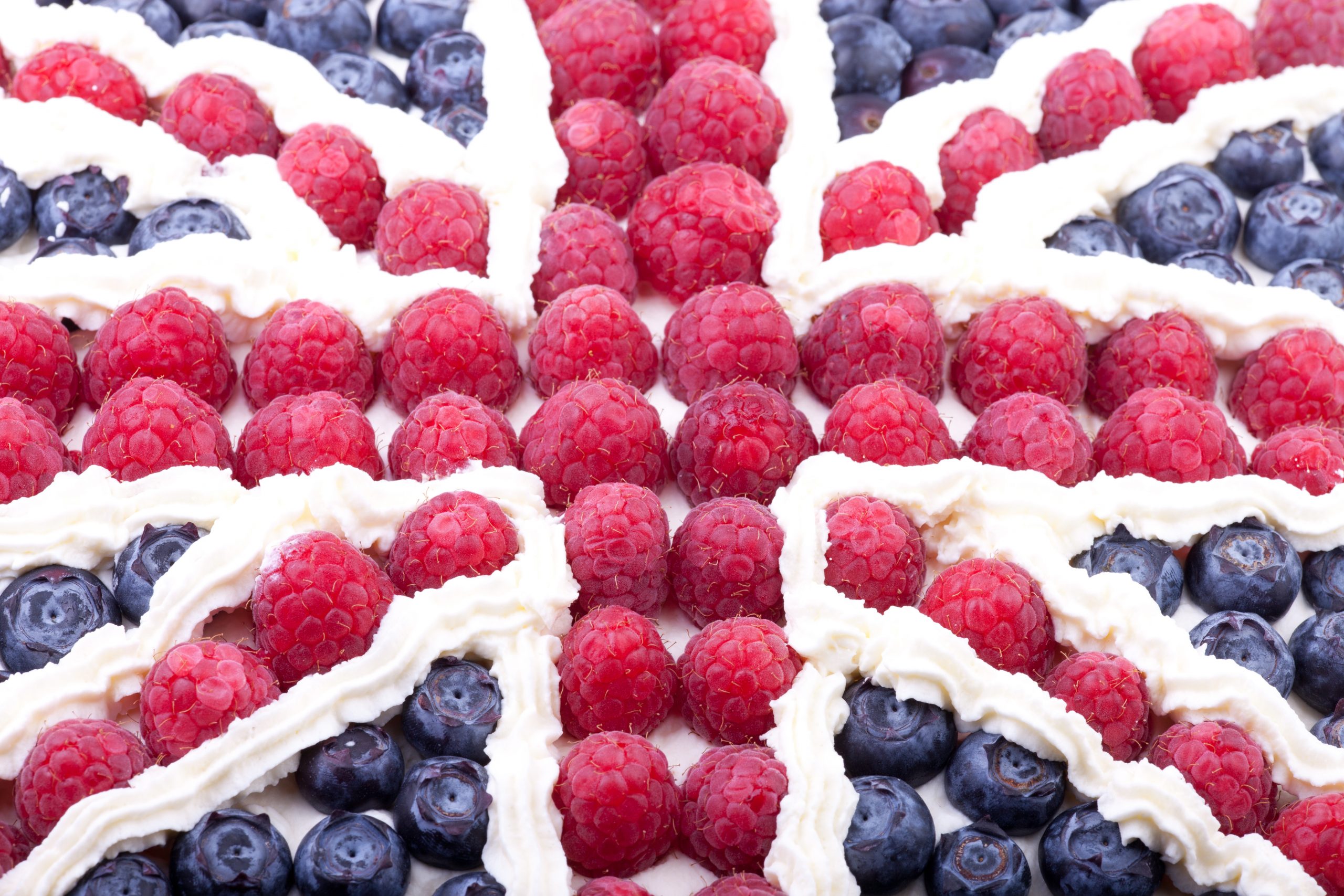 British flag cake