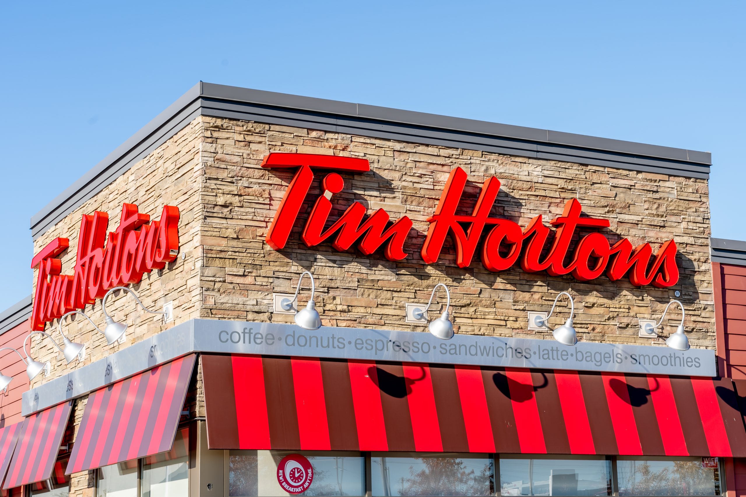 Canadian favorite coffee & doughnut shop Tim Hortons now open in