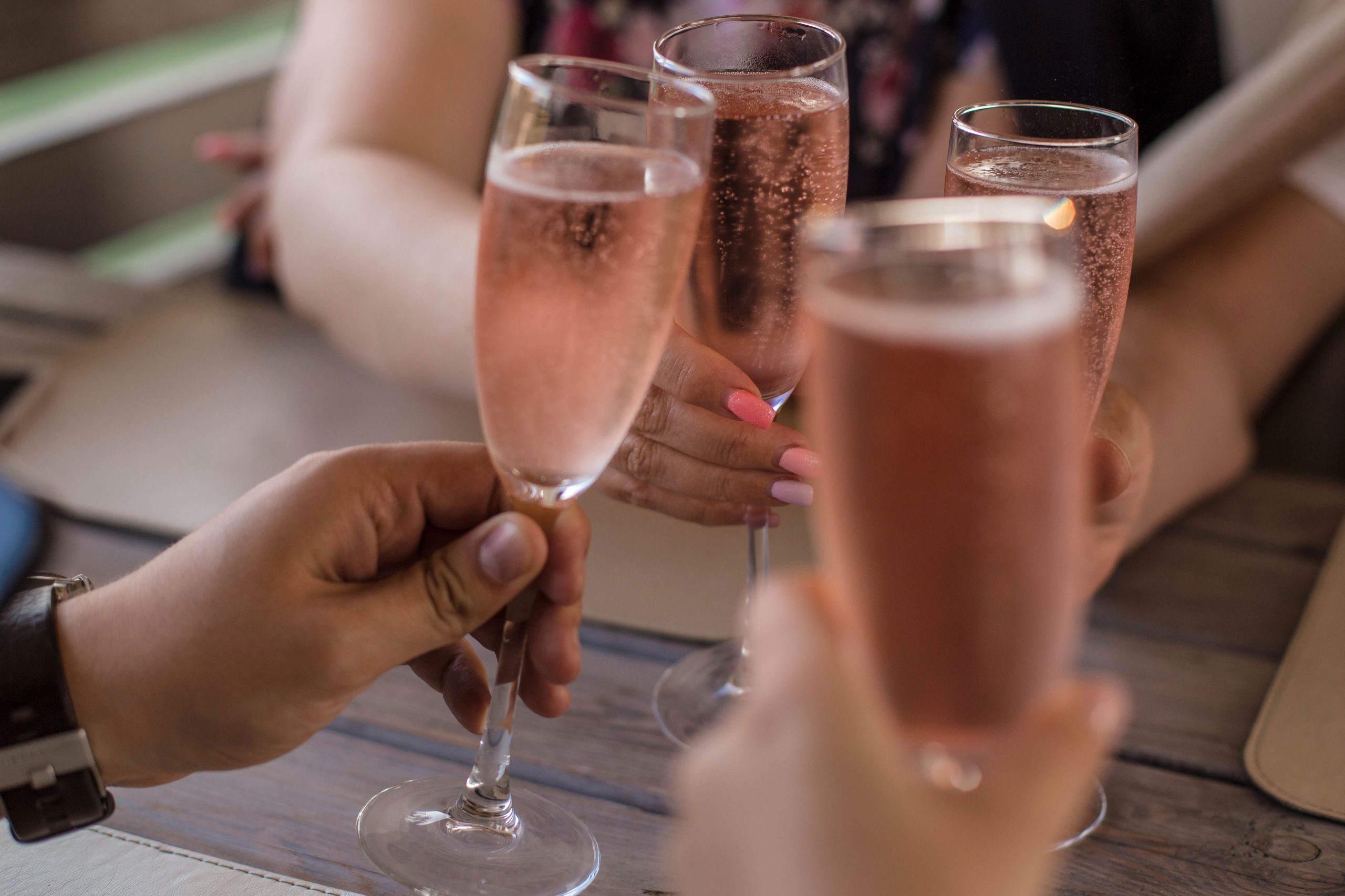 pink prosecco
