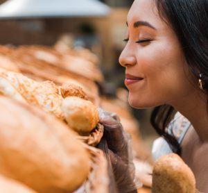 sensory smelling bread