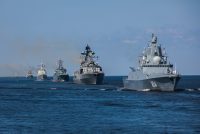 russian warships