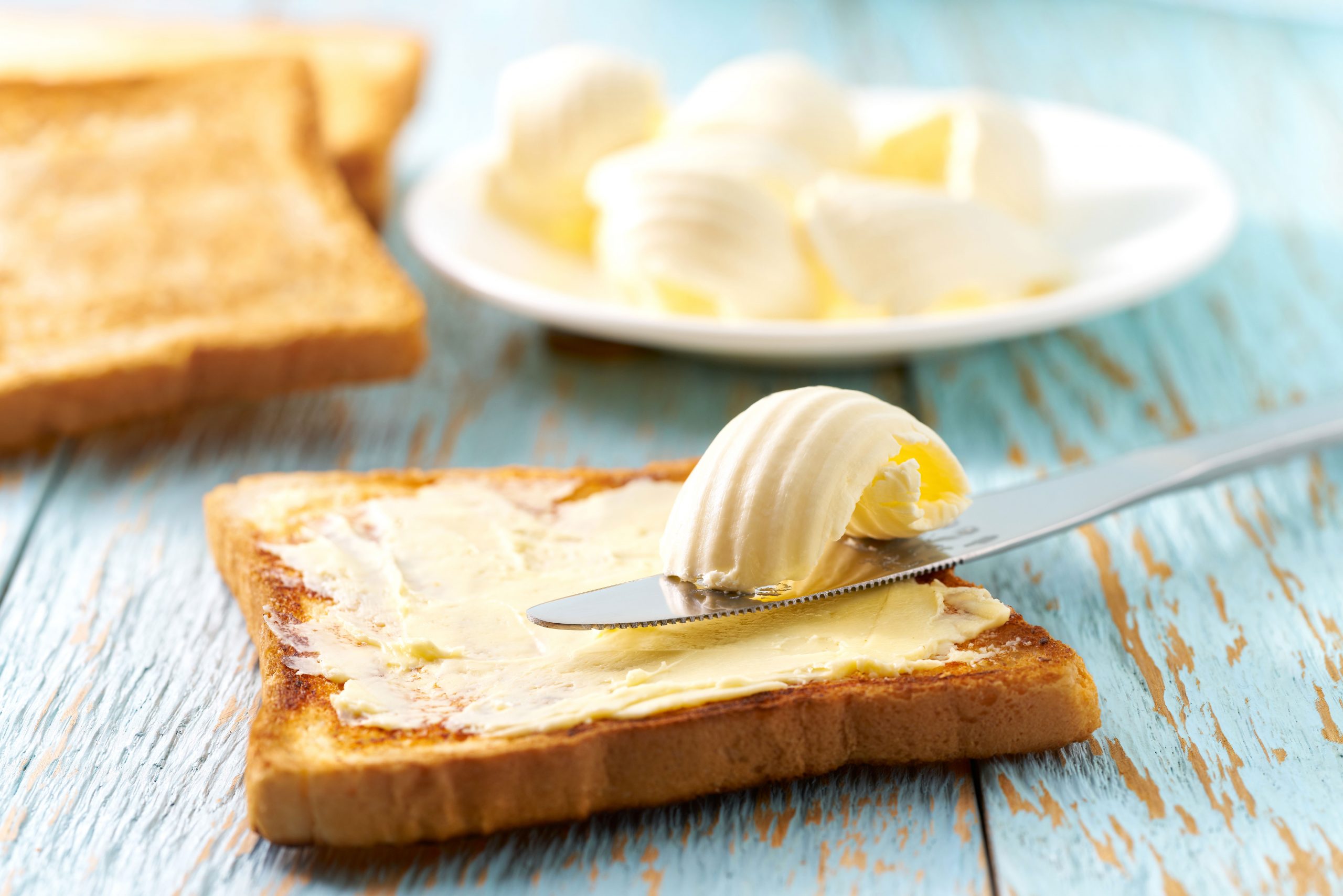 margarine on toast