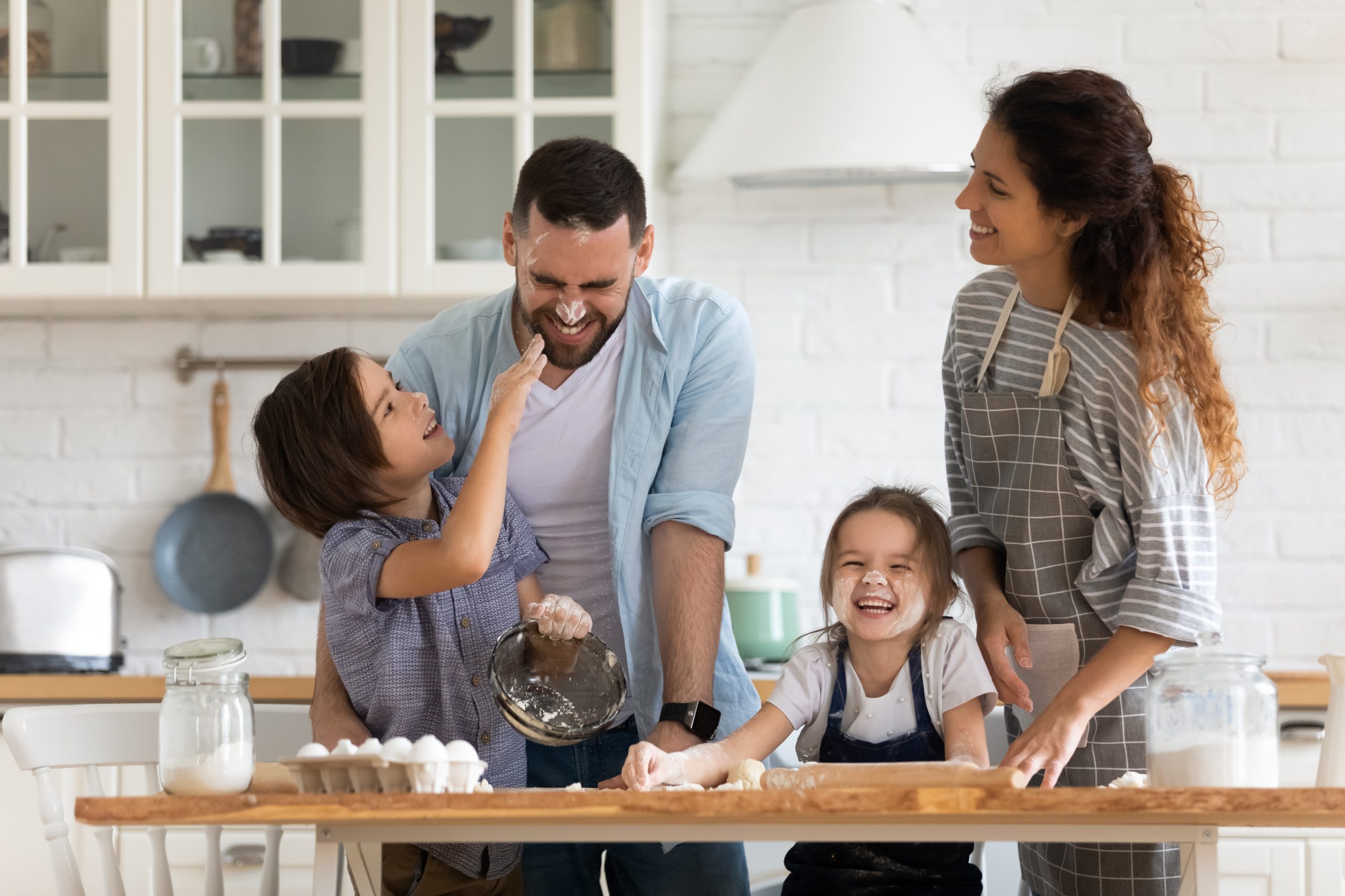 family cooking