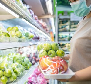 shopping for packaged fruit