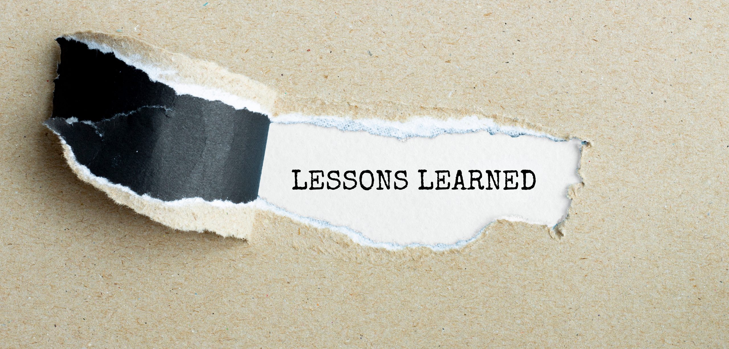 lessons learned