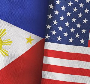 US Philippines flags