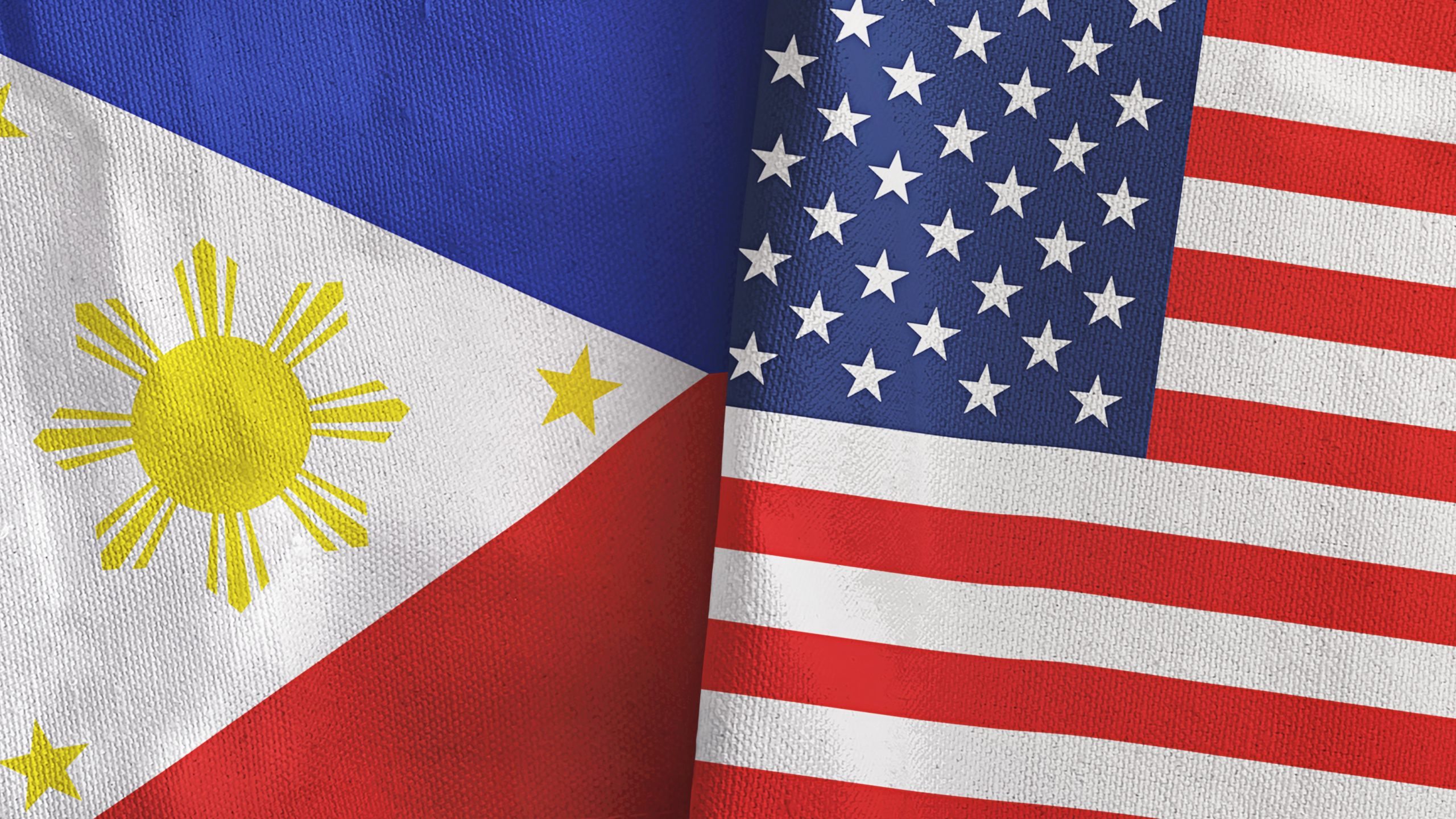 US Philippines flags