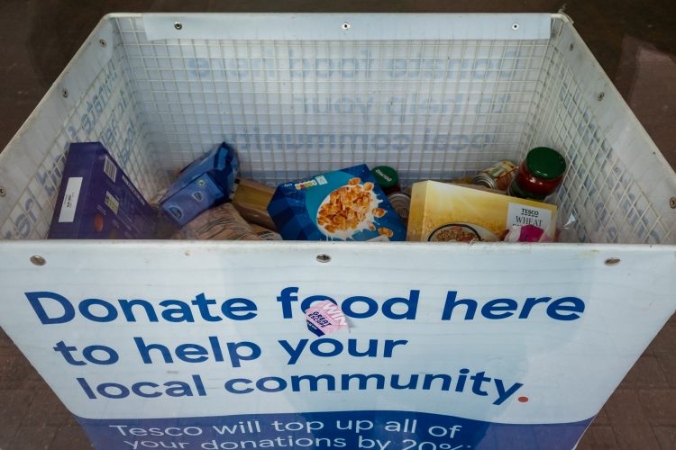 food bank tesco