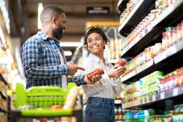 supermarket choosing