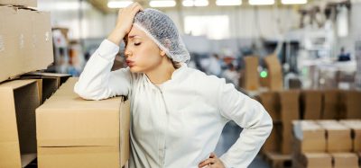 worried food manufacturer