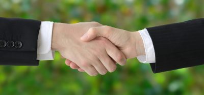 green handshake