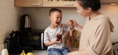 child eating