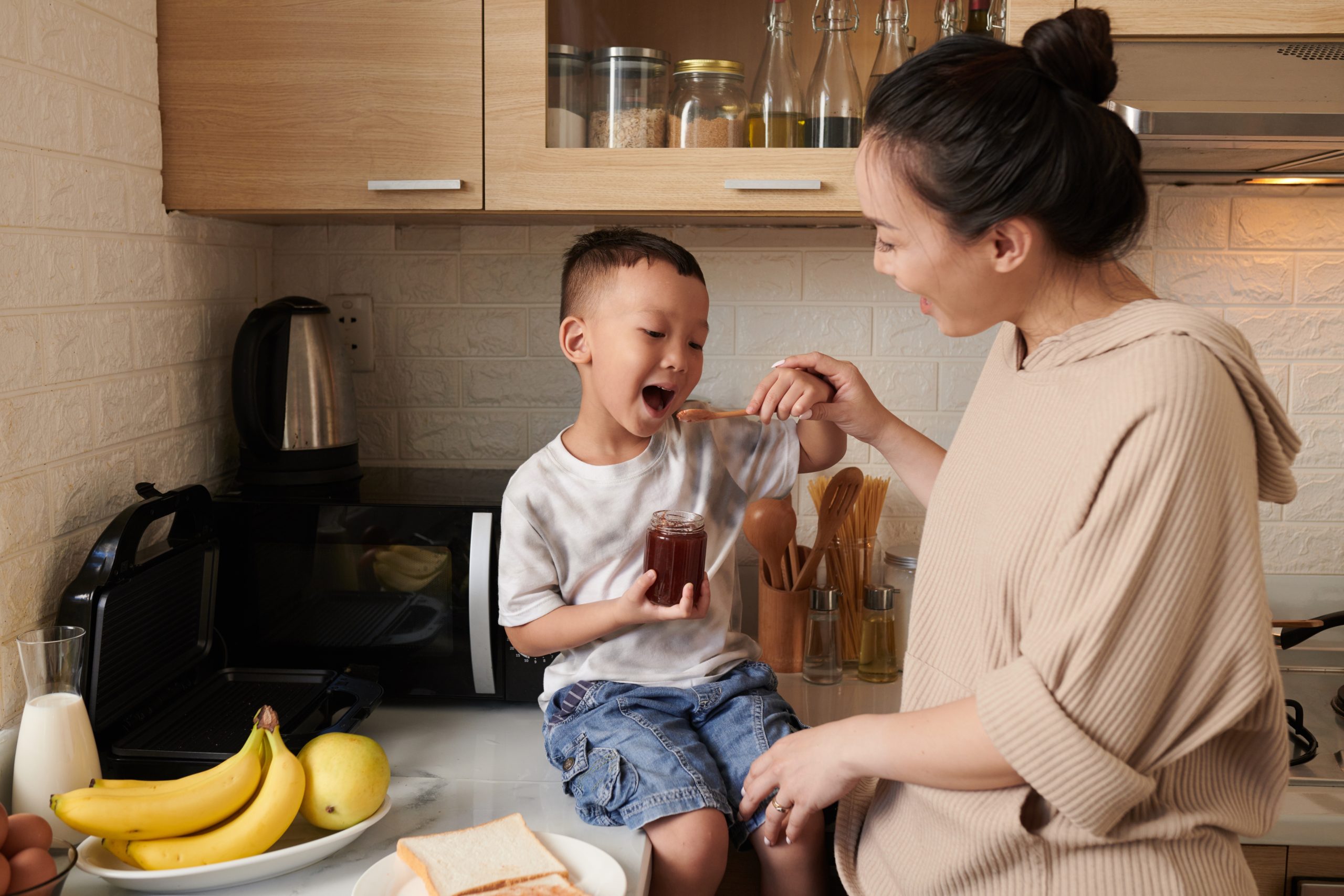 child eating