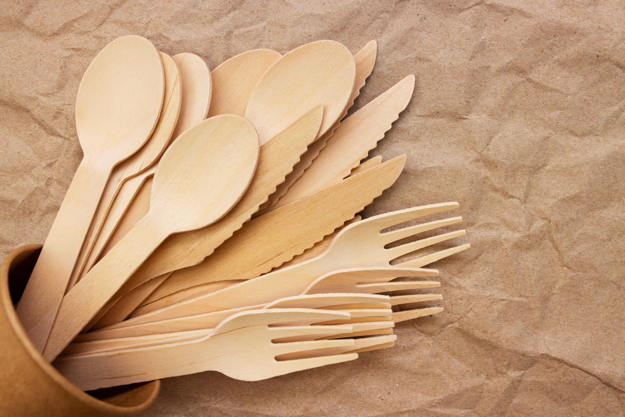 wooden cutlery