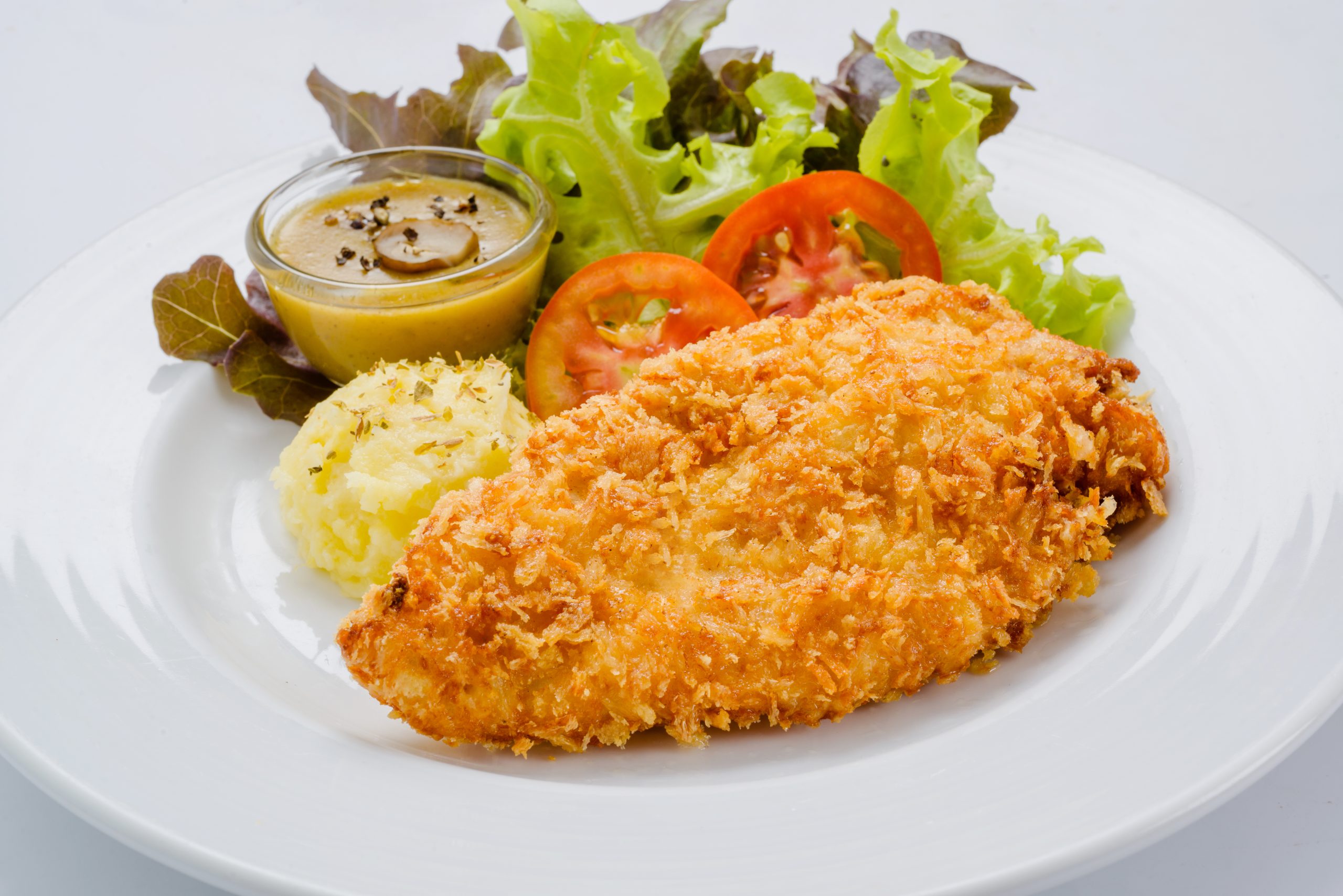 breaded chicken