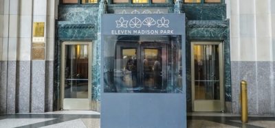 The exterior of Eleven Madison Park, the New York restaurant where chef Daniel Humm is reintroducing meat to the formerly plant-based menu.