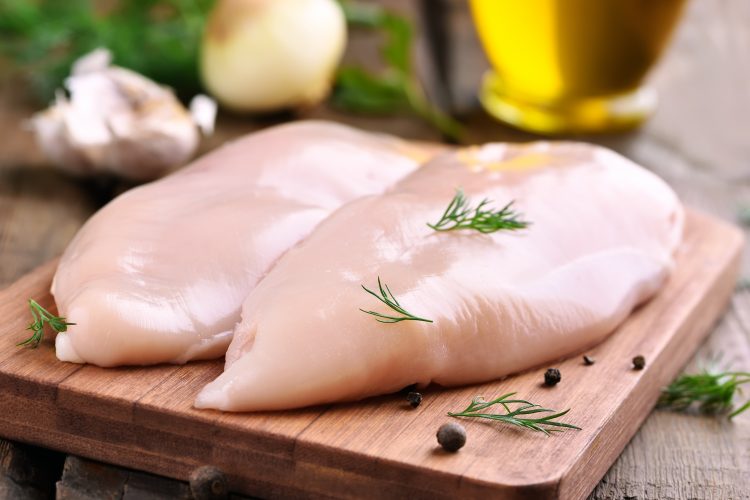 raw chicken