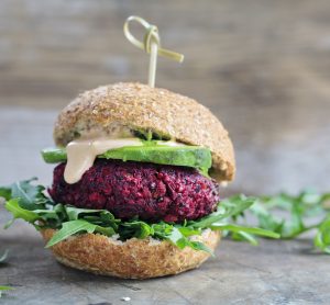 Meat-free burger