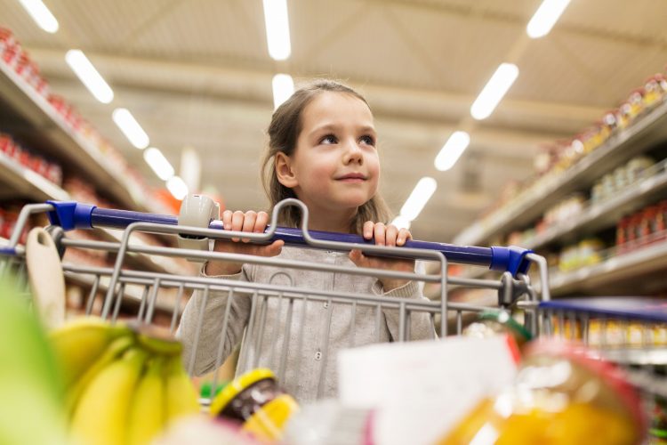 child food shopping