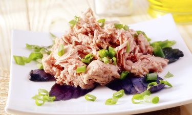 tuna on plate