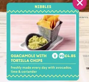 wahaca augmented reality menu